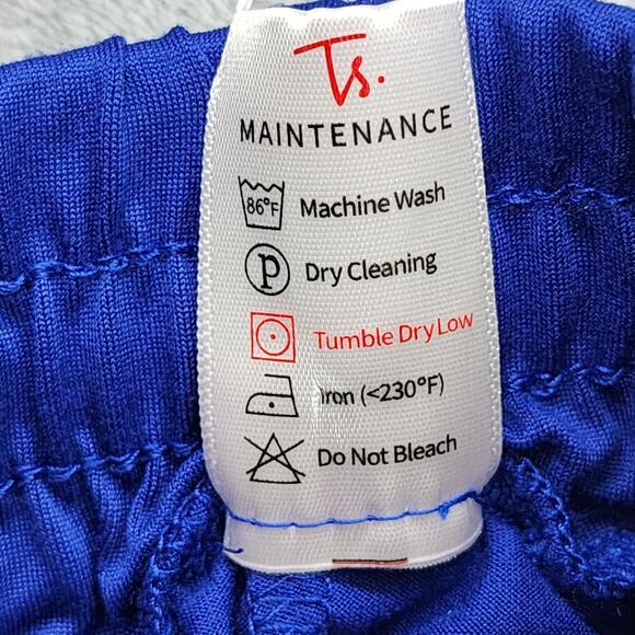 NEW TARSE Pants Womens M Blue Pull On Crop Capri Yoga Loose Soft Skin Friendly - Picture 7 of 12